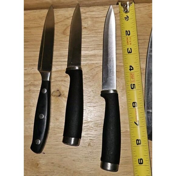 5 Lot: Knife Set Hamilton Forge 4pc &1 Precision - Picture 3 of 10